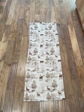 Wildlife Animal Scene Woven Curtain Panel